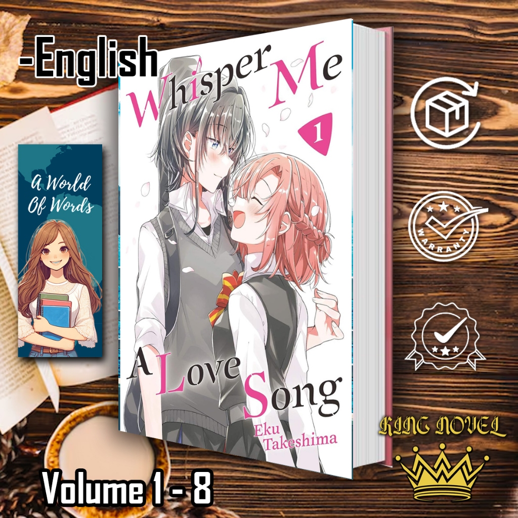 Manga Yuri Whisper Me a Love Song Vol. 1-8 (English)