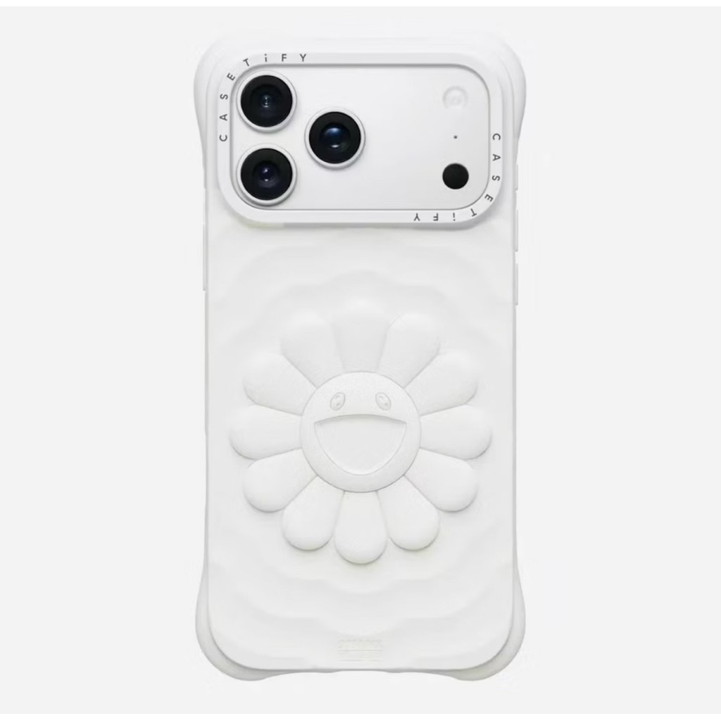 READY STOCK Iphone 17PRO Casetify TAKASHI MURAKAMI FLOWERS RIPPLE CASE