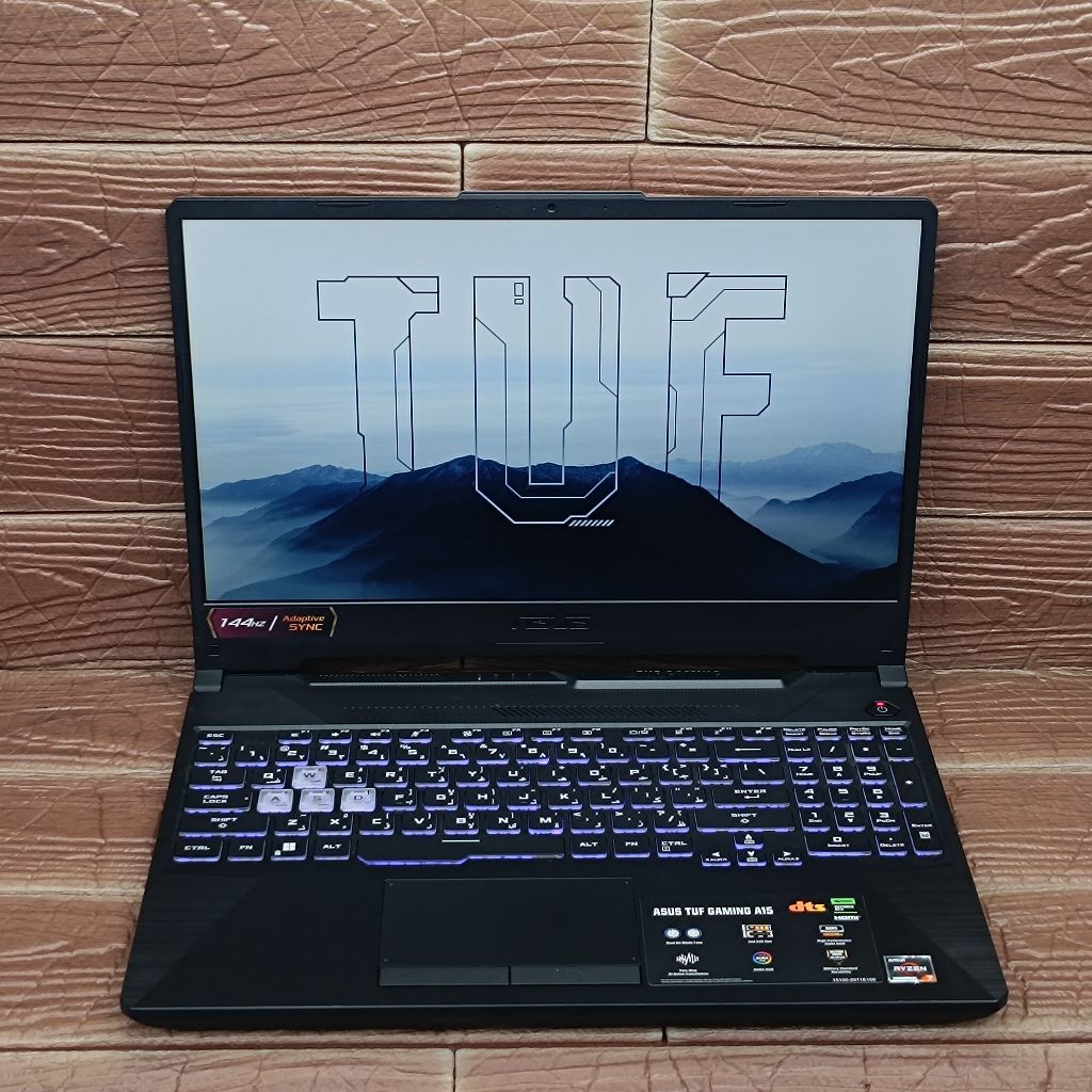 Laptop ASUS TUF GAMING A15 FA506NFR AMD RYZEN 7-7435HS RAM 8GB SSD 512GB RTX 2050 144Hz RGB