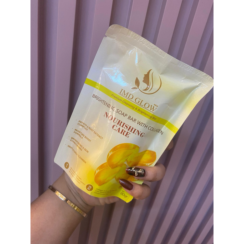 SABUN BATANG IMD GLOW (Brightening soap) BPOM 100% original by imelda