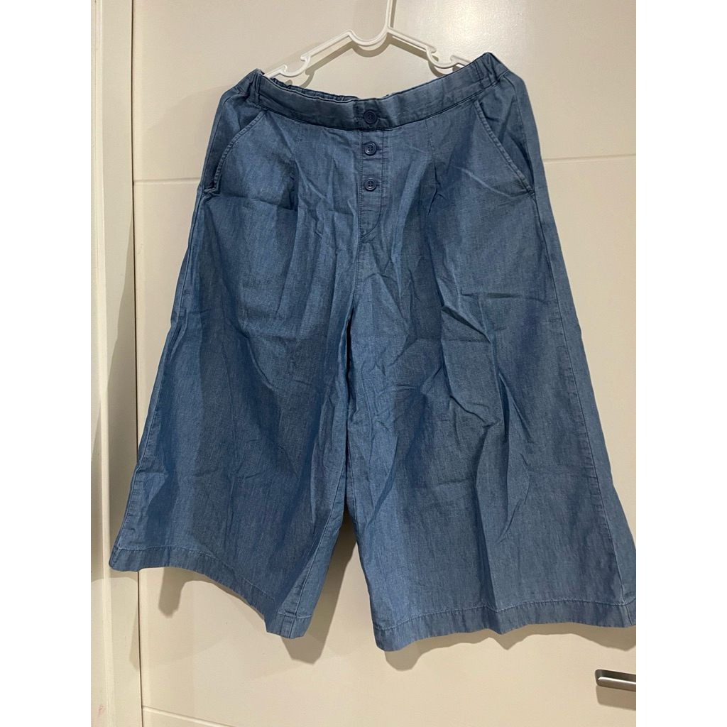 Celana Kulot Cotton Uniqlo PRELOVED