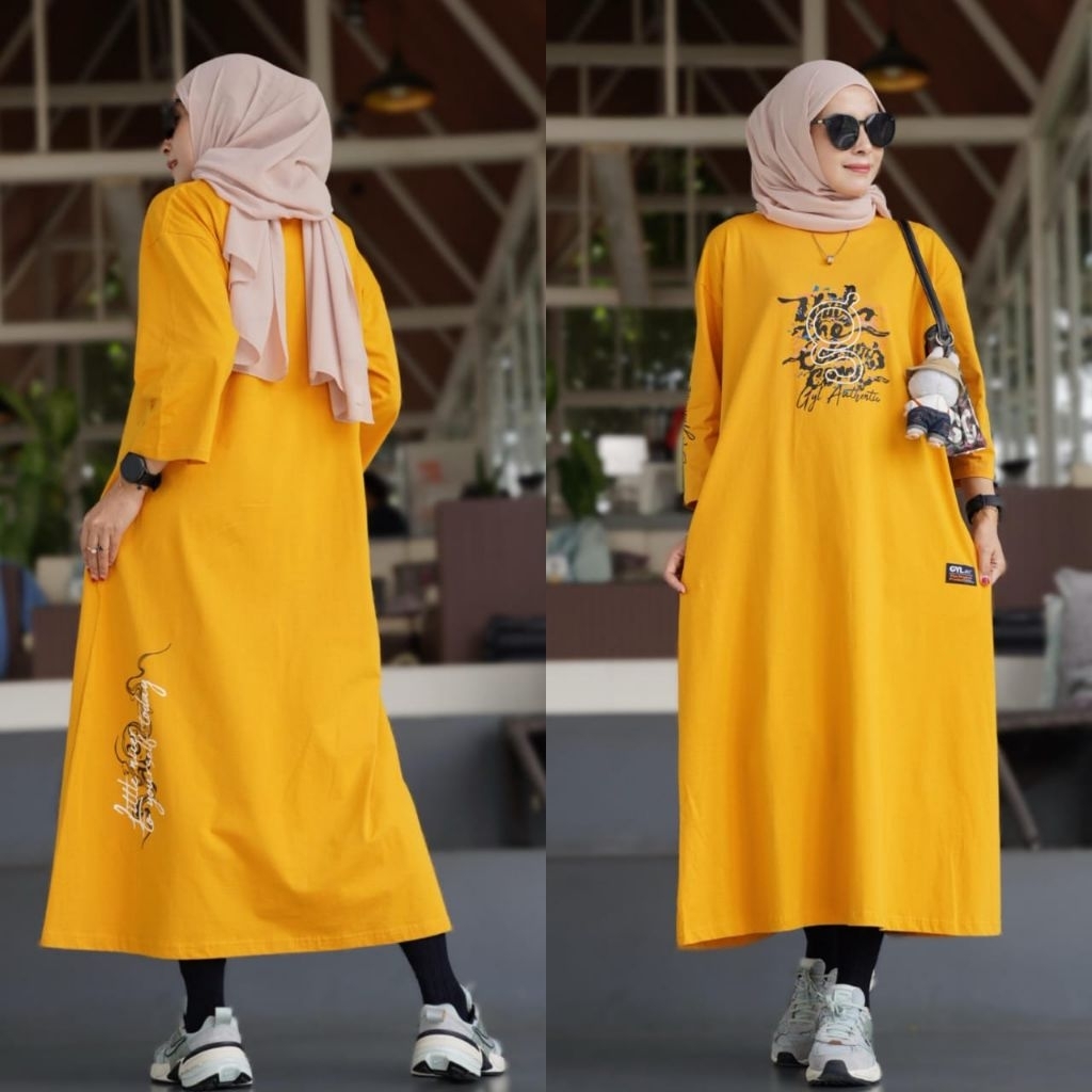 MIDI DRESS OVERSIZE GYL AUTHENTIC