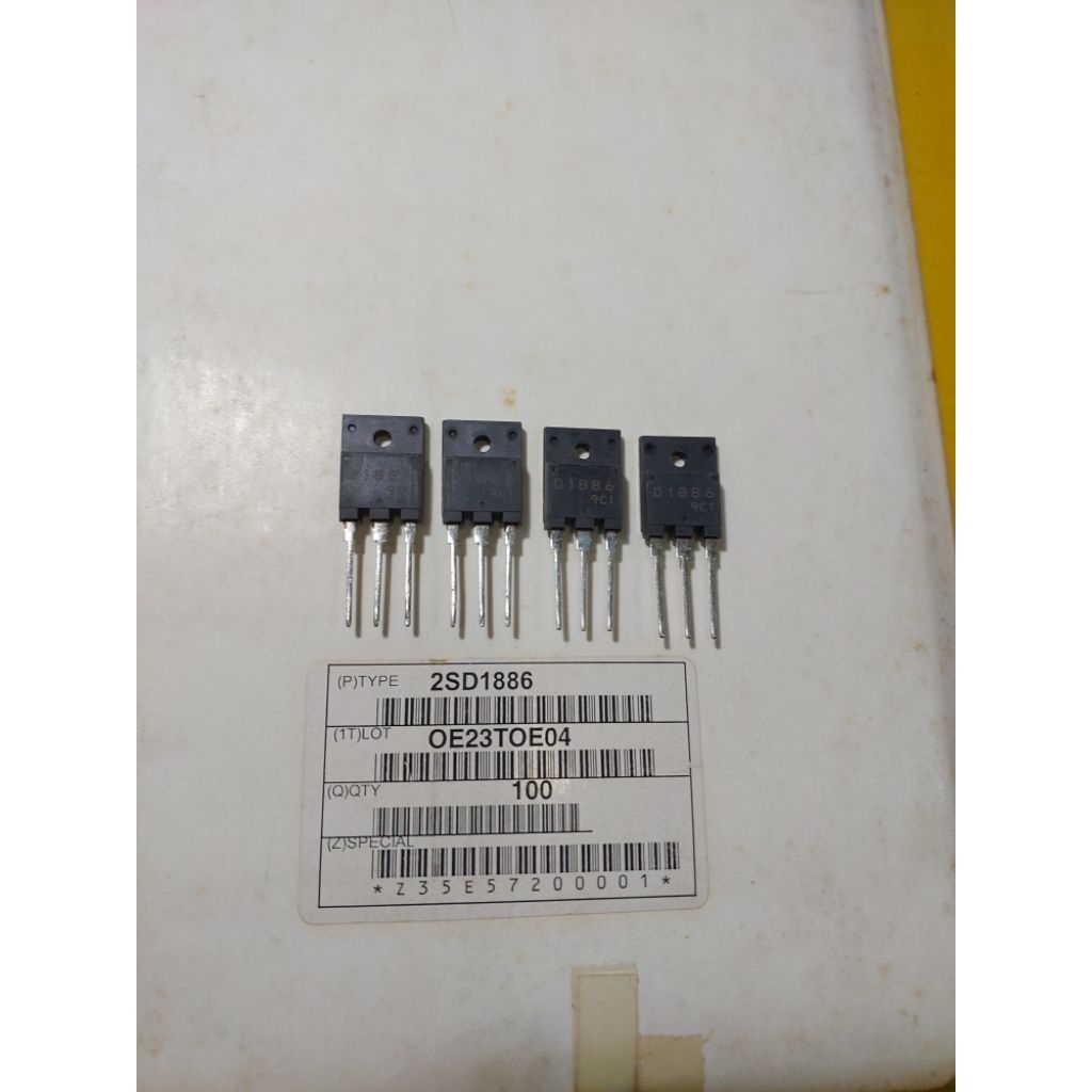 D 1886 TRANSISTOR NPN ASLI ORI