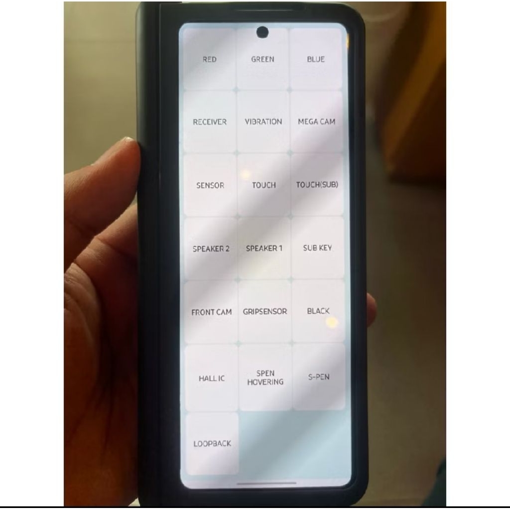 lcd Samsung z fold 3 copotan