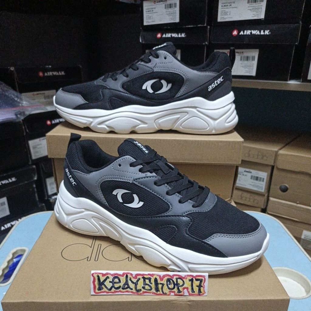 Sepatu Astec Moosez black original resmi sport station