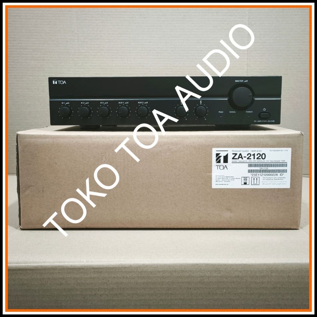 ZA-2120 POWER MIXER AMPLIFIER TOA ZA-2120 120 WATT AMPLI MASJID MUSHOLA ZA 2120