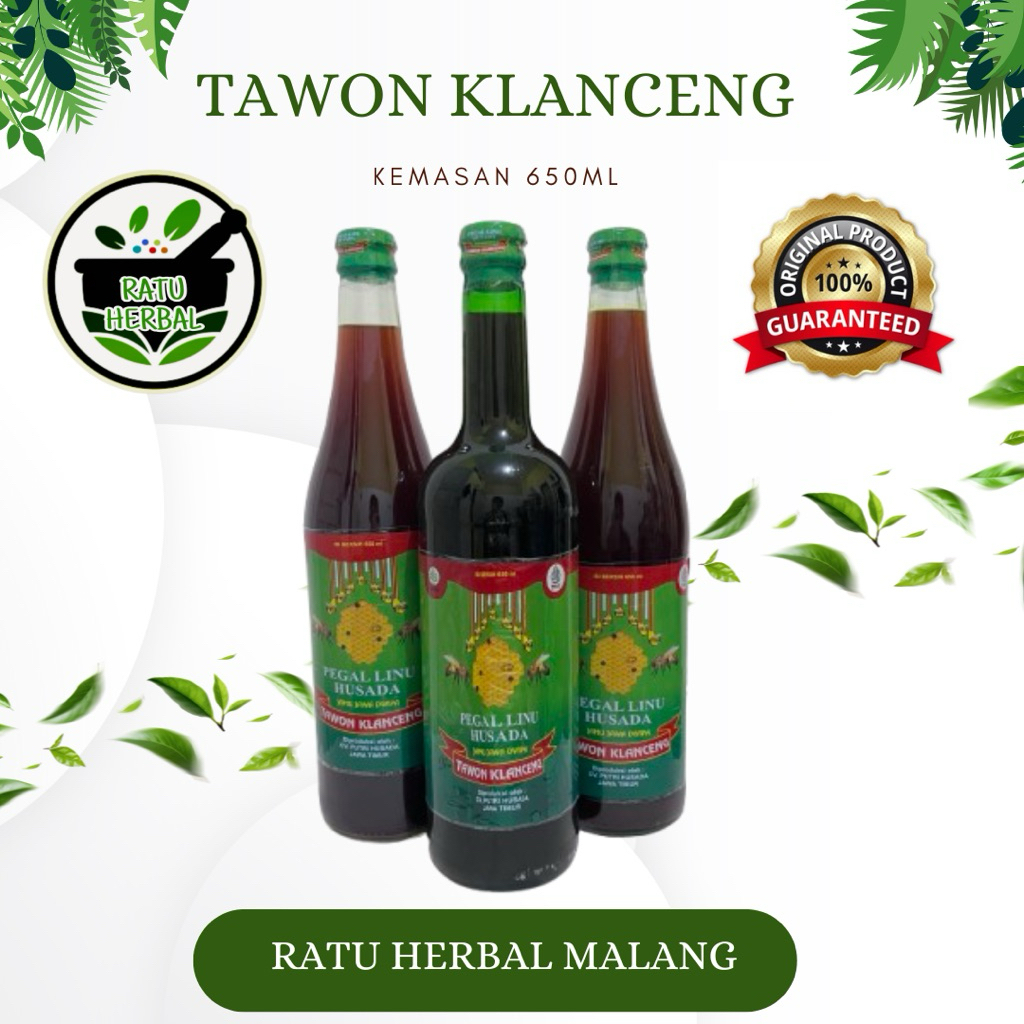 Jamu Pegal Linu Tawon Klanceng Husada 650ml - Meredakan Pegal Linu, Mengandung Bahan Alami, Tidak Me