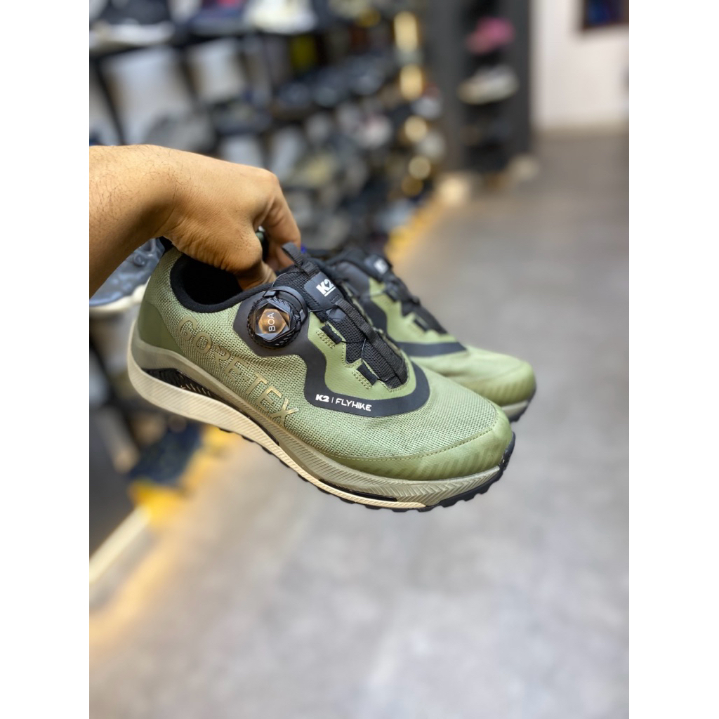 Sepatu Hiking K2 Flyhike GtX Goretex Gore-tex Boa system Hiking shoes sepatu waterproof naik gunung