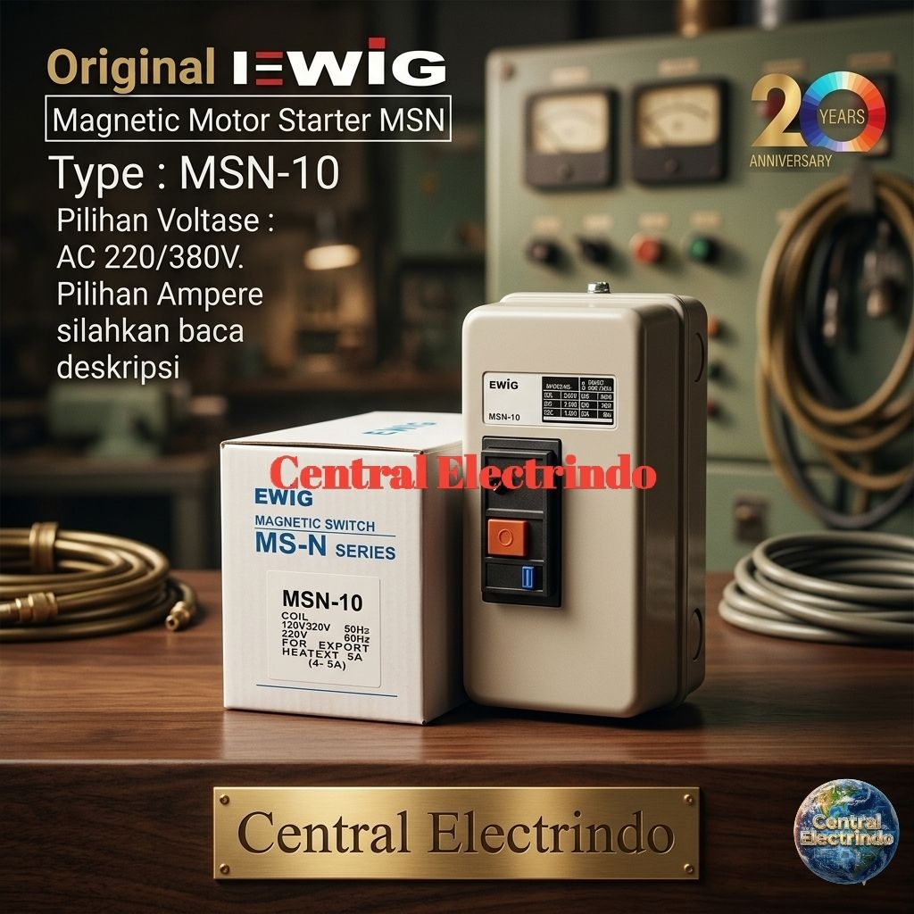 Magnetic Starter EWIG MSN 10 220V/380VAC.