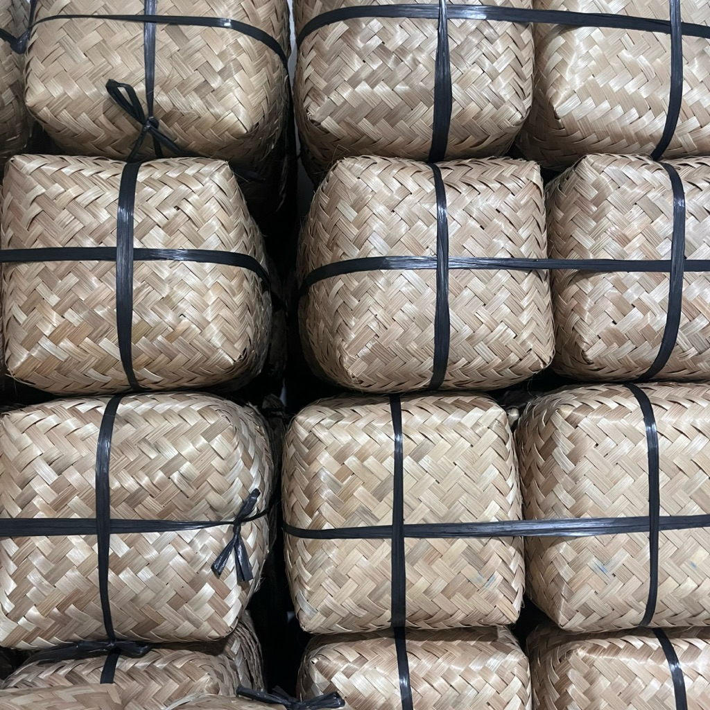 Besek bambu 20x20  100 pcs/ 50 pasang