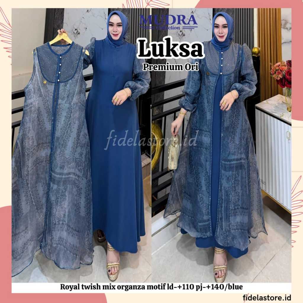 Mudra Hijab | Gamis Terbaru | Gamis Wanita| Gamis Pesta| Dress Kondangan| Gamis syari| Midi Dress| B
