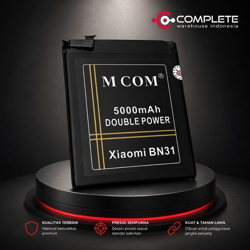 BATERAI REDMI BN-31 BATT BN31 BATT REDMI NOTE 5A | BATT BN 31 MCOM DOUBLE POWER ORIGINAL