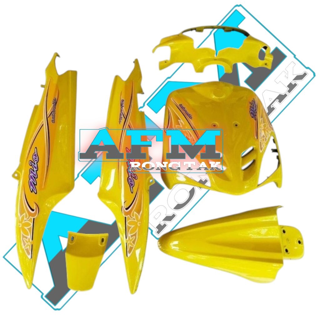 cover body full halus mio sporty kuning 2004 2005