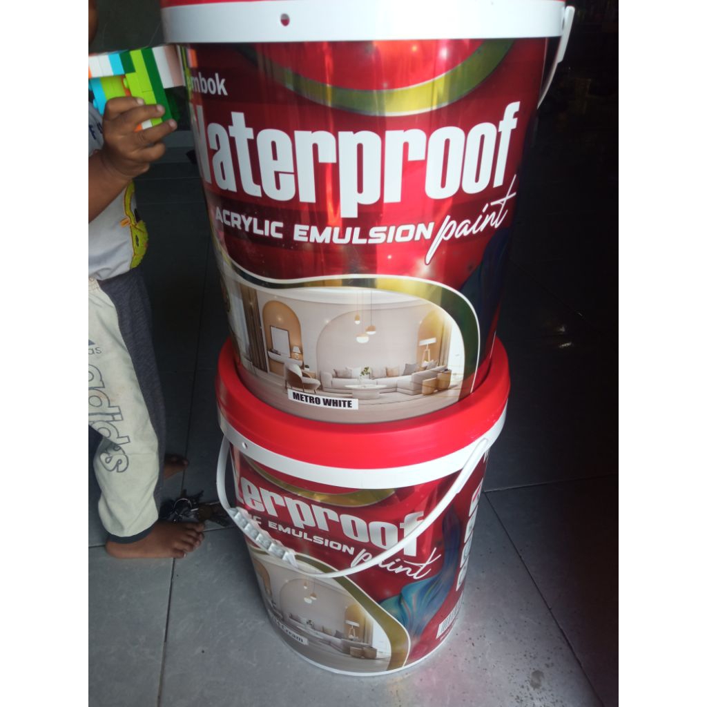 cat tembok at waterproof 1pain 18kg