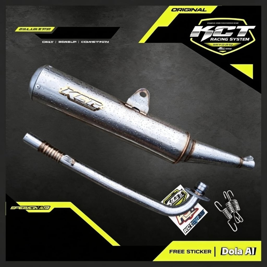 KNALPOT JUPITER STANDAR RACING ORIGINAL KCT