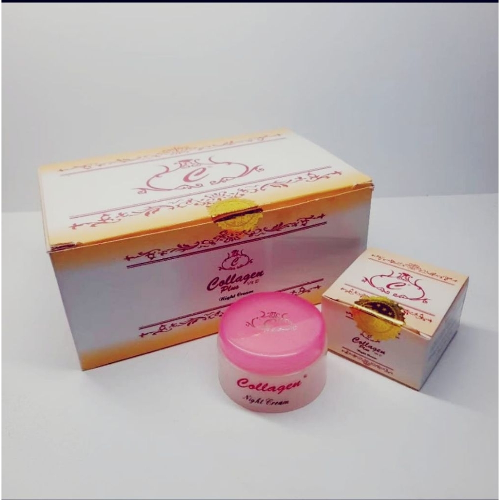 Cream Malam Collagen Gold Original BPOM
