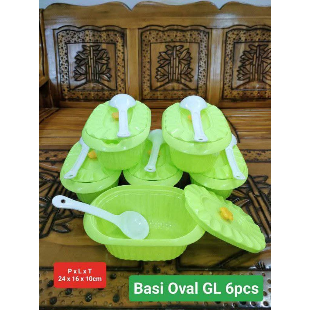 Basi set oval 6pcs