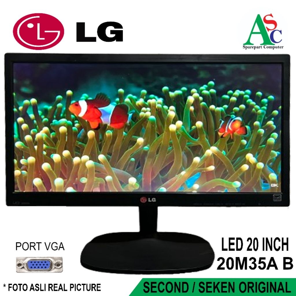 Monitor LG LED 20 inch Wide