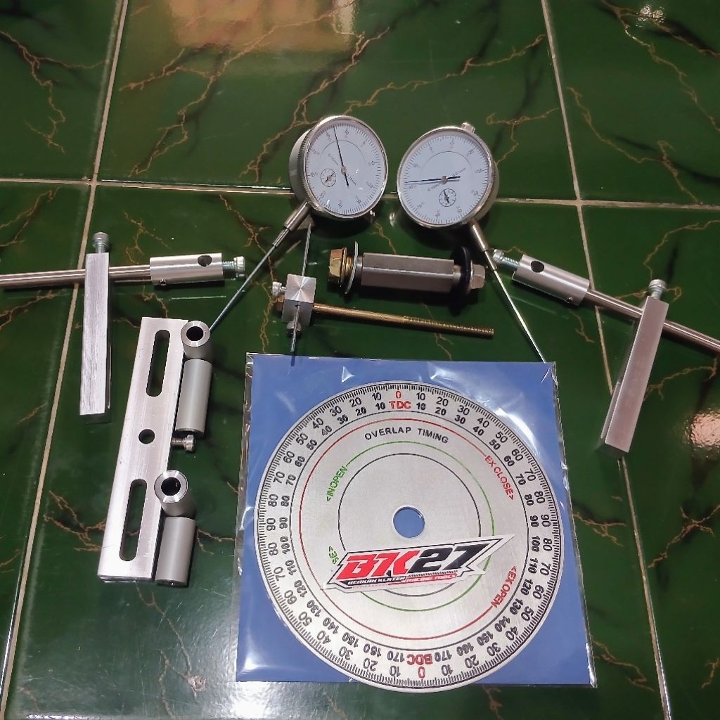 Busur derajat dial set dayel Dial noken as indikator busur derajat dial set indikator dial gauge set