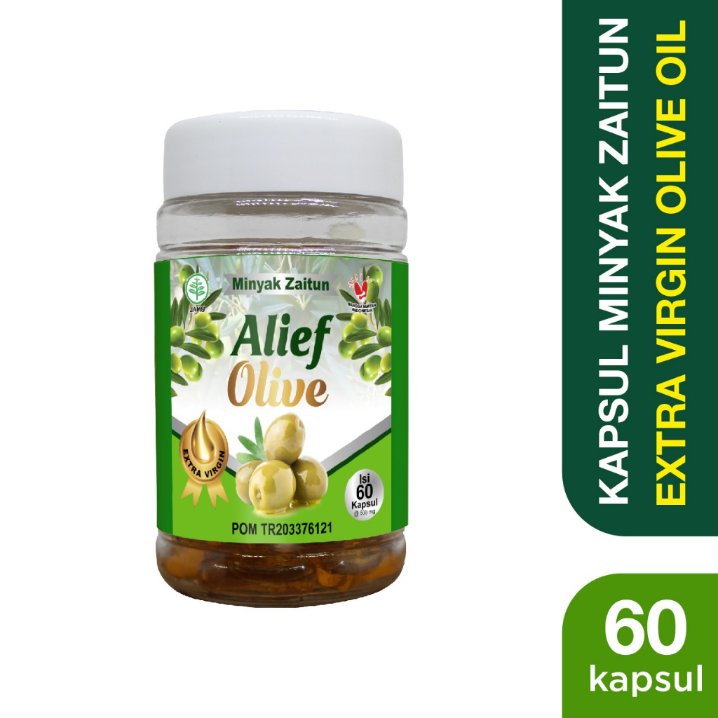 Kapsul Minyak Zaitun Extra Virgin Olive Oil 60 Kapsul