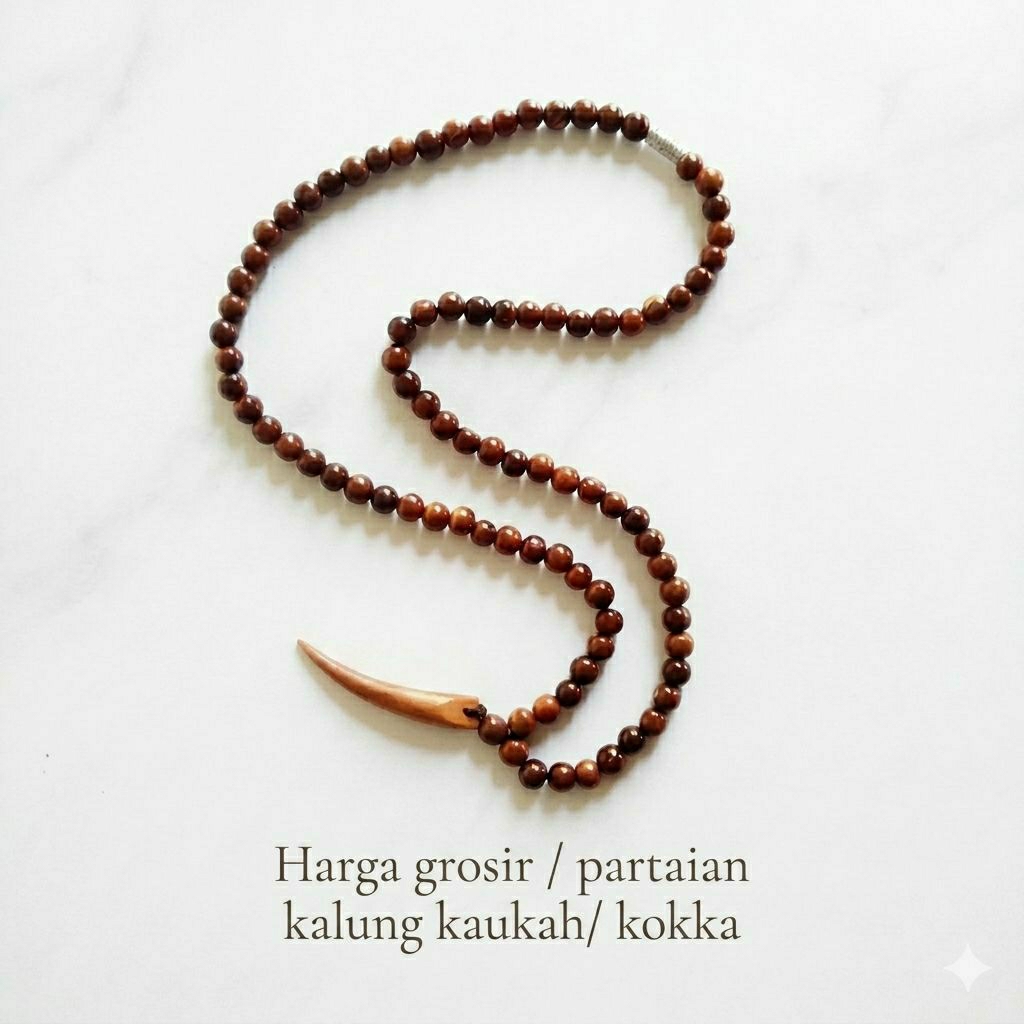 Kalung Kokka / Kaukah Motif Taji Pria  Asli kaukah
