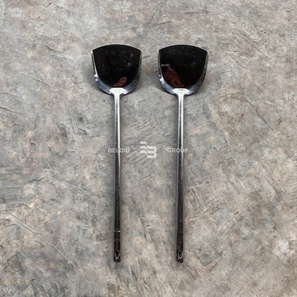 Sutil Tapak Kuda Terusan / Sutil Nasi Goreng / Sodet Tanggung / Spatula Stainless