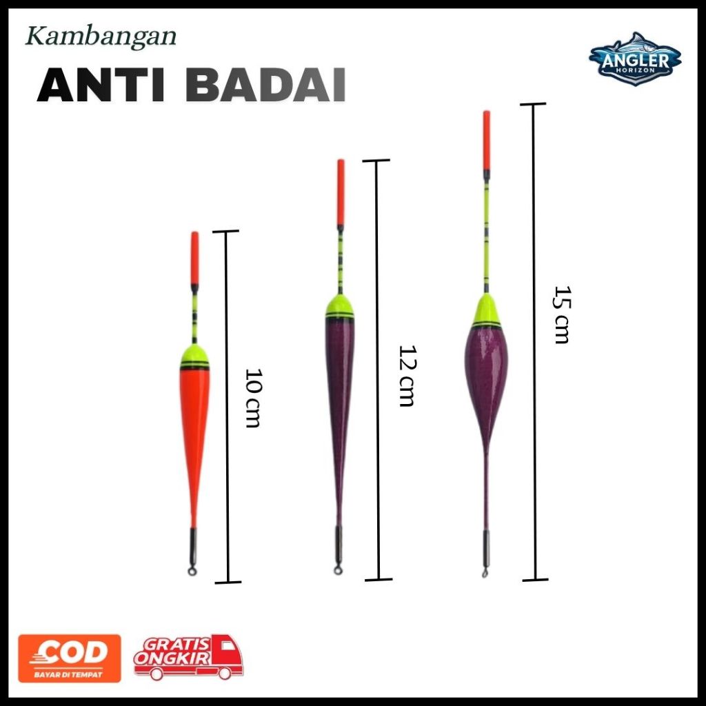 Kambangan / Pelampung Pancing Anti Badai