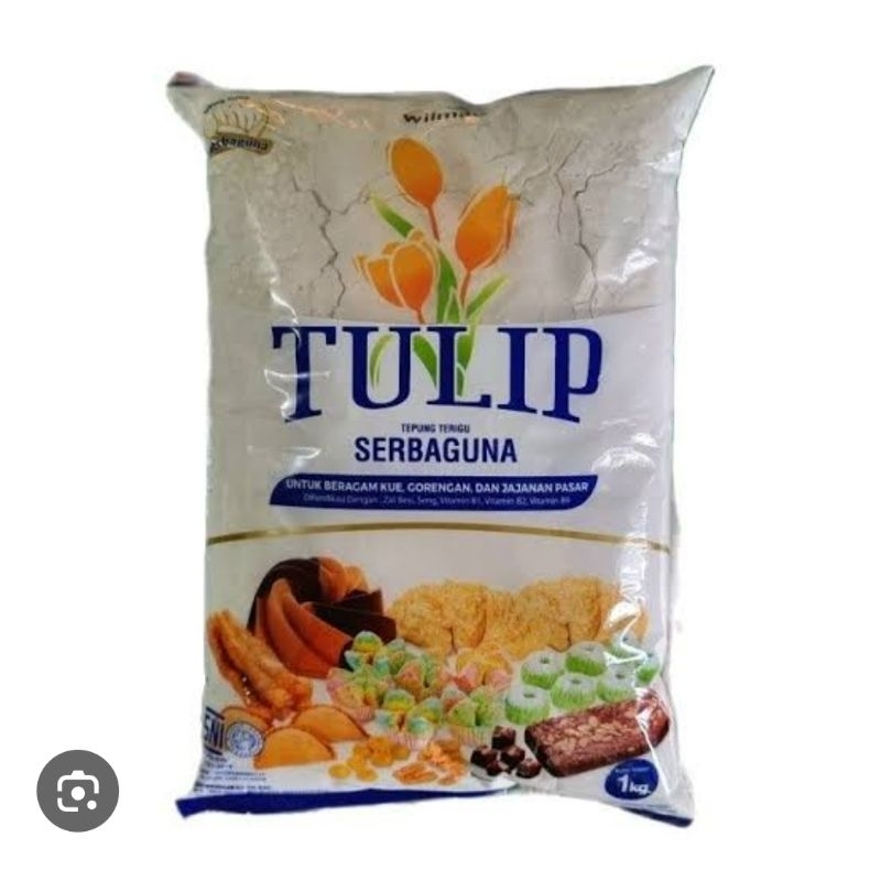 Tepung Terigu Tulip 1kg - Tepung Terigu Serbaguna