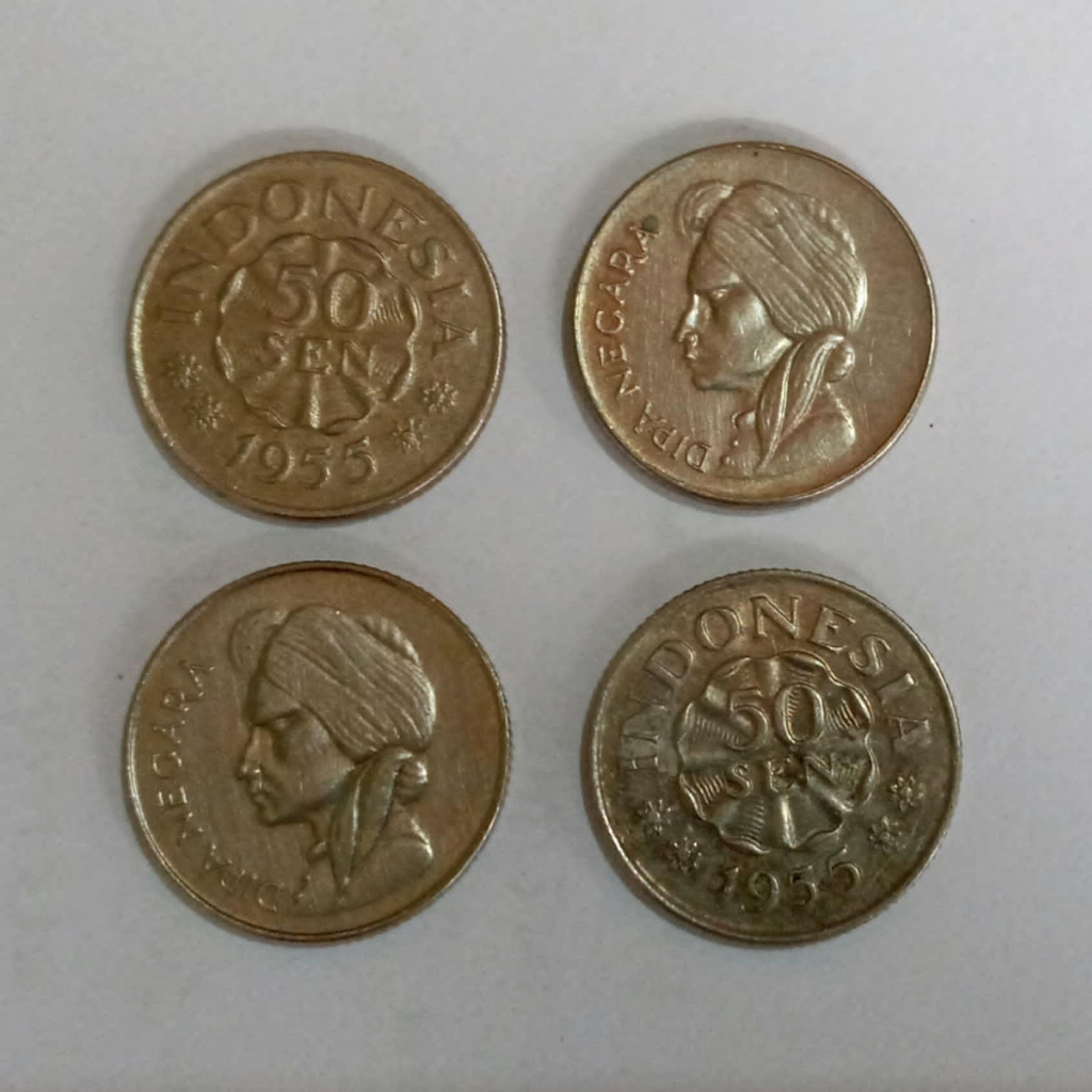 Koin Dipa Negara 50 Sen Tahun 1955