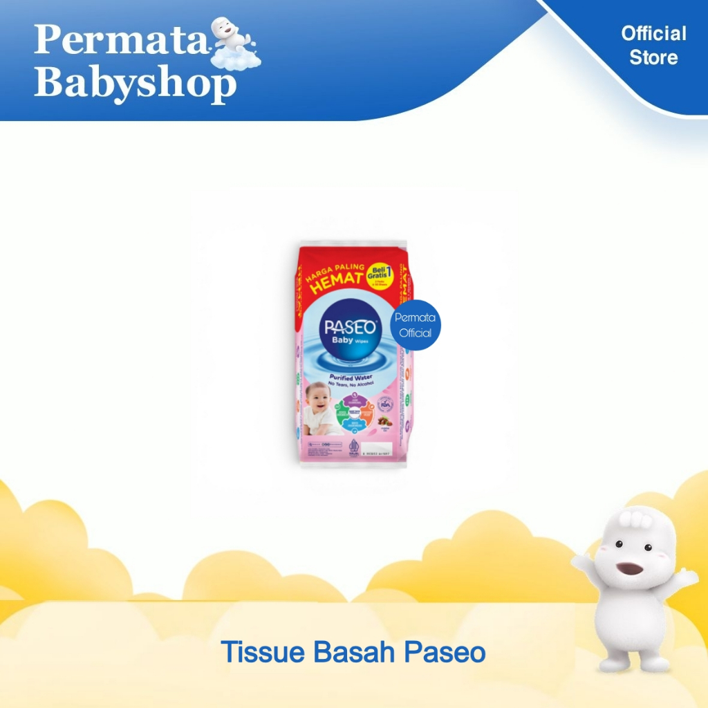 PERMATA Tissue Basah Paseo 50 Sheet