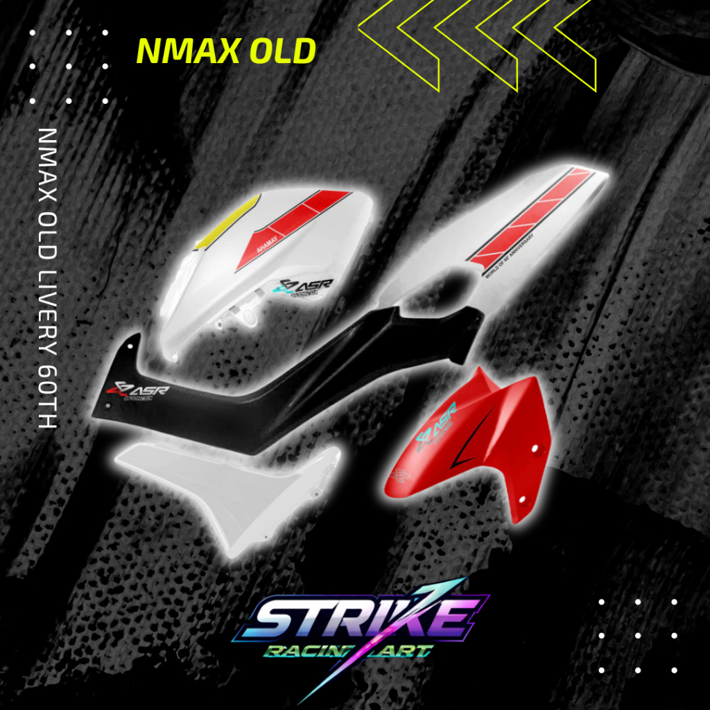 Stiker Transparan NMAX OLD LIVERY 60th YAMAHA
