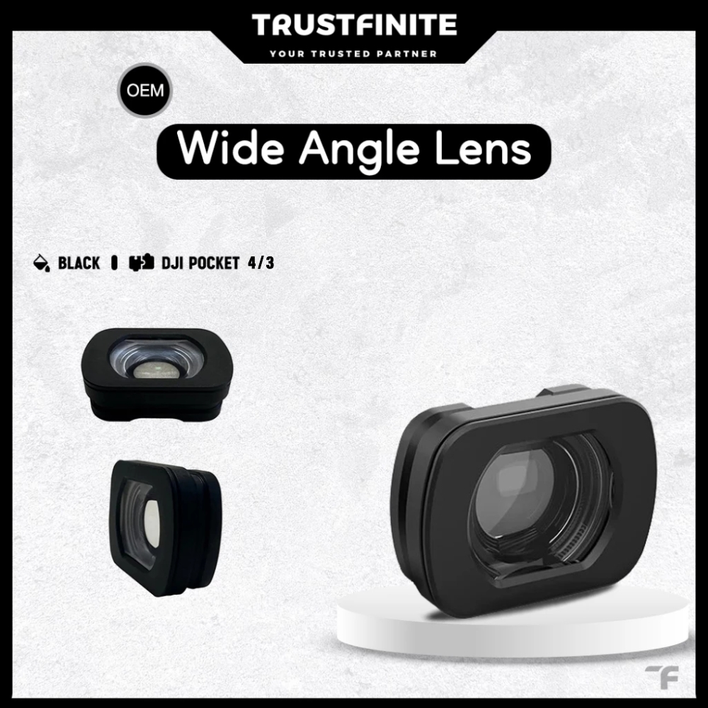 OEM Wide Angle Lens Filter for DJI Pocket 3 / DJI Osmo Pocket 3 / DJI Osmo Pocket 4