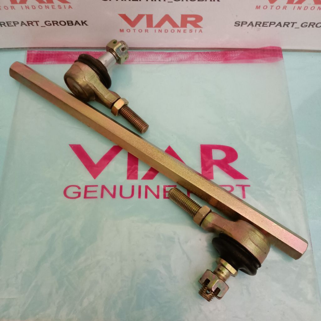 Tie Rod (1 Set, non ECER) Steering Ball Joint Motor R4 Viar ATV Razor 250cc, Original Viar