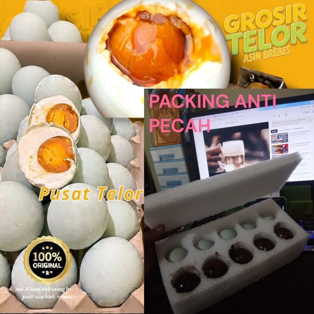 Termurah 20 Telor Asin Bakar Brebes  / 20 Telor Asin Rebus /  Telor Asin panggang