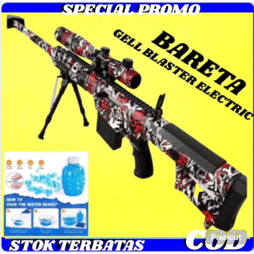 MAINAN PISTOL PISTOLAN TEMBAK TEMBAKAN  ANAK LAKI LAKI PELURU BUSA SNIPER NERF BULLET AWM MURAH/MAIN