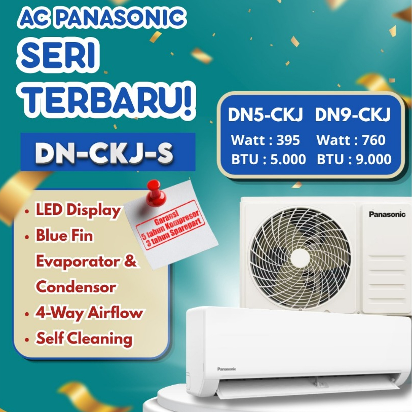 AC PANASONIC DN-9CKJ 1PK LOWWATT + PASANG DN9CKJ DEPOK