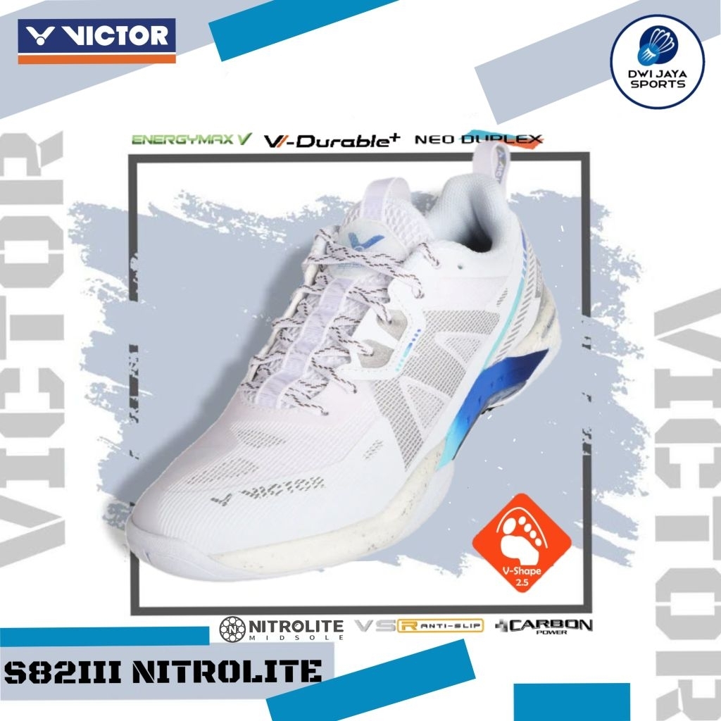 Sepatu Badminton Victor S82III NITROLITE AF | Victor S82 III Nitrolite