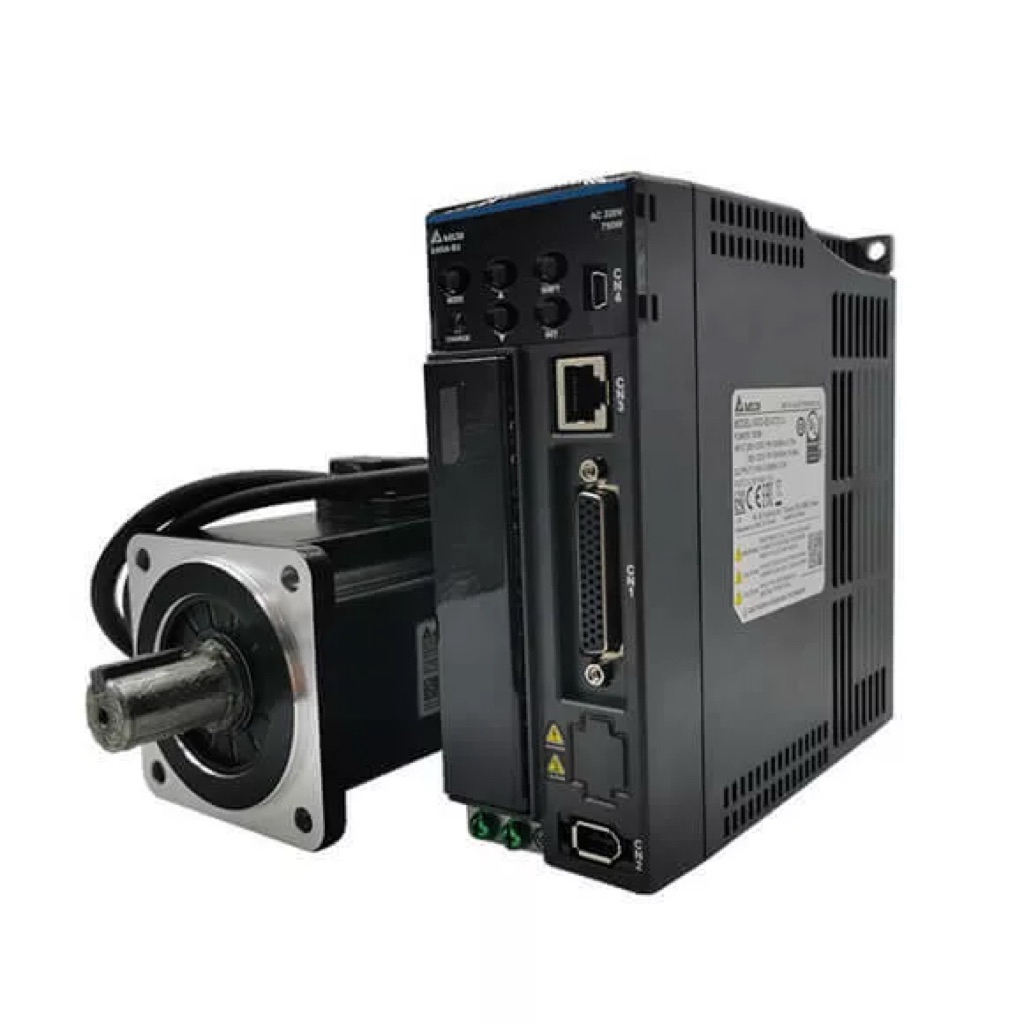 Paket Bundling Delta Servo B3 750W CANopen (Drive, Motor, Kabel 3M) Original