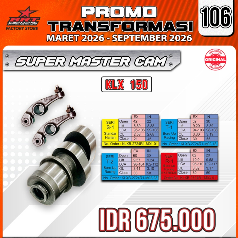 BRT NOKEN AS KLX 150 NON ADS