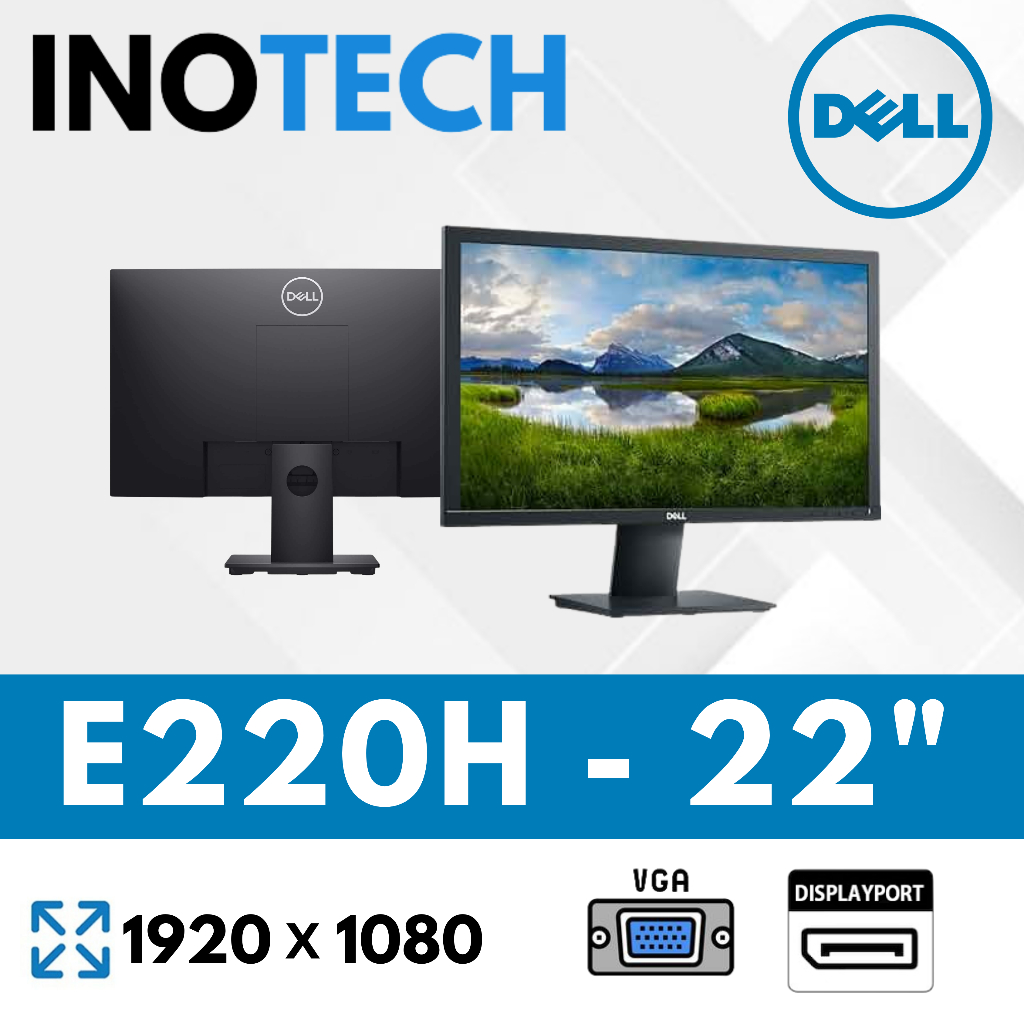 Monitor Dell E2220H 21.5” FHD IPS | LED LCD Second Berkualitas