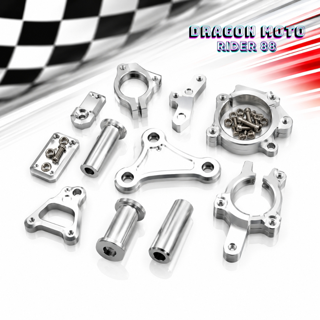 Breket Stabilizer Steering Damper R15 V3 Dudukan Presisi