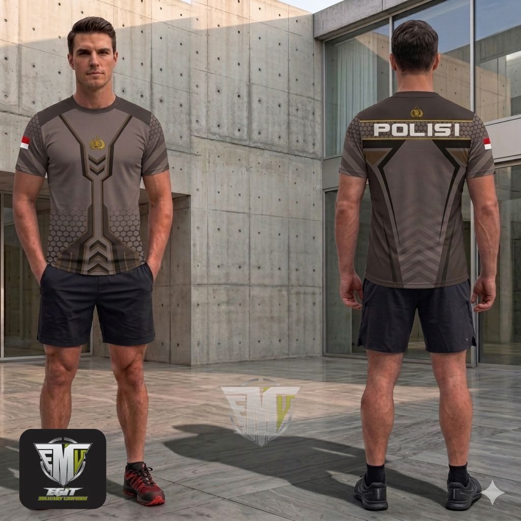 Kaos Jersey Polri