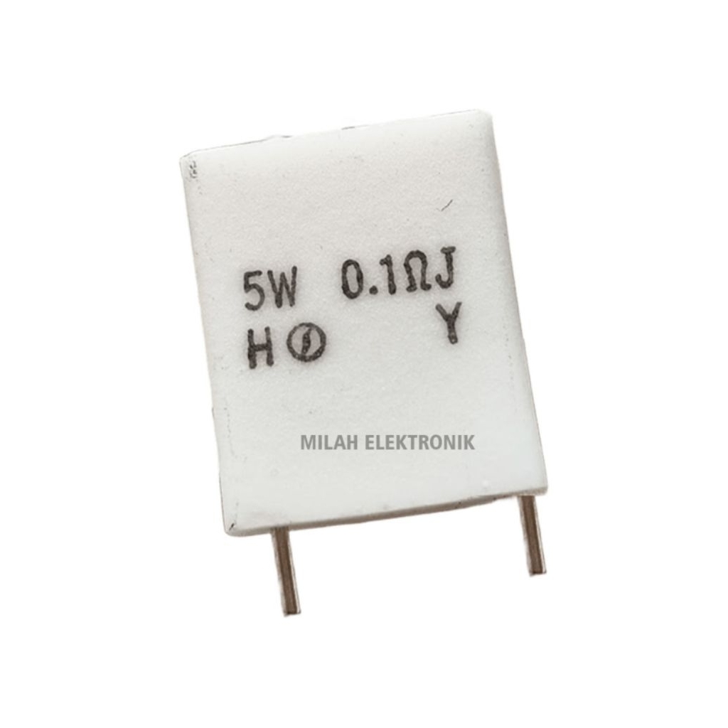10 pcs resistor kapur noble 0,1 ohm 5 watt