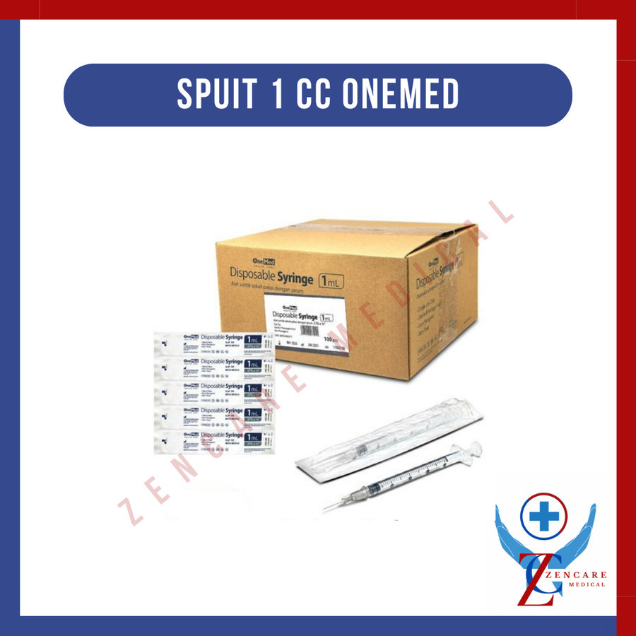 Spuit 1 CC OneMed / Syringe 1 ML OneMed - Sebox