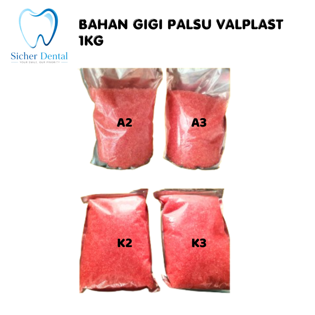 Bahan Gigi Palsu Valplast 1 Kg