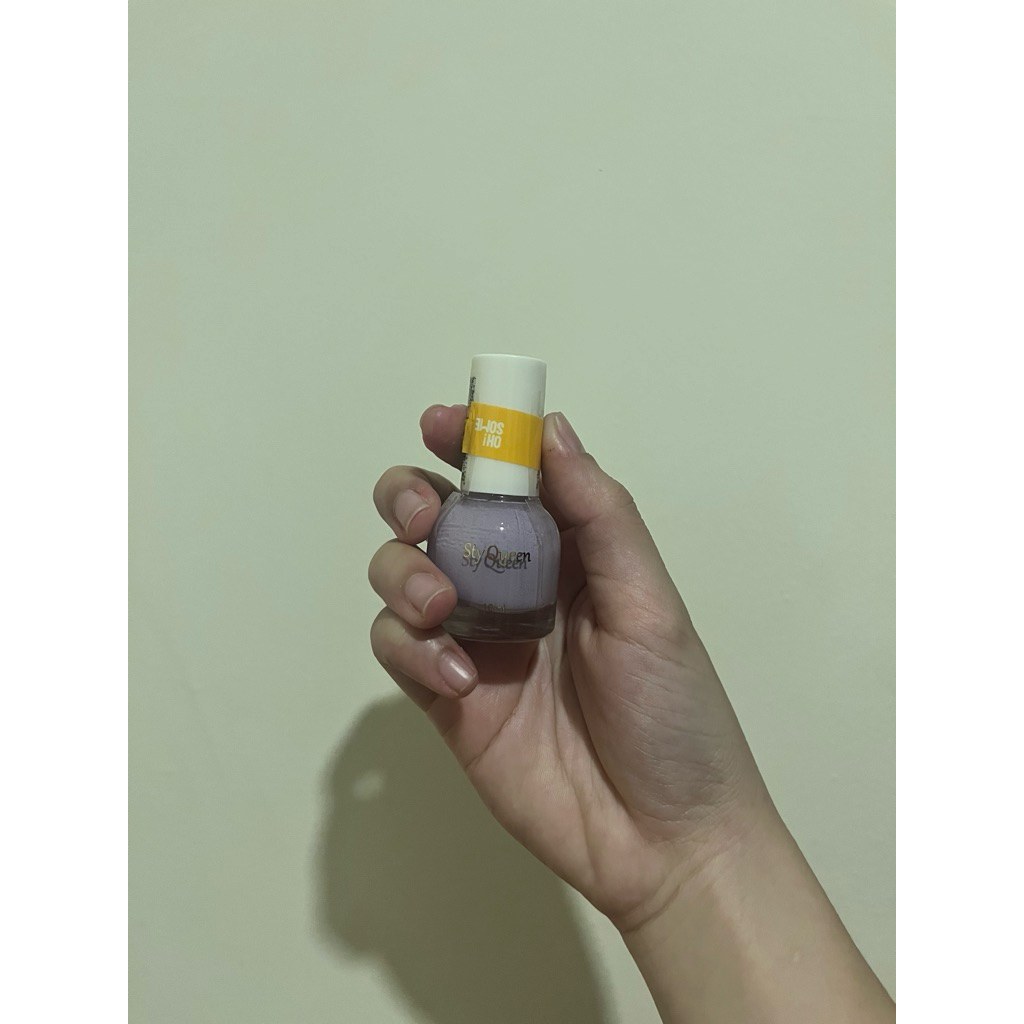 jual murah belum pernah pakai kutek kkv ohsome warna lilac jogja