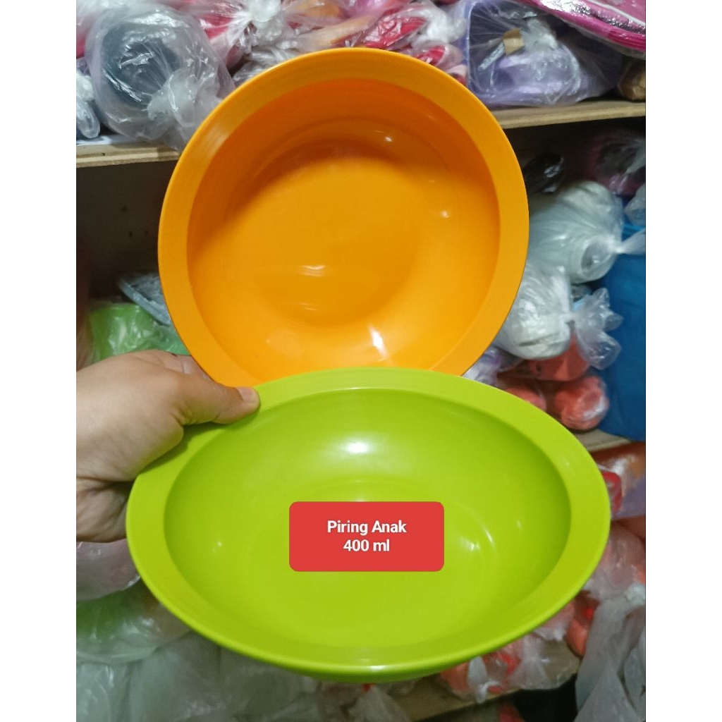 PIRING ANAK TUPPERWARE 400ml (1pcs)/HARGA UNTUK 1PCS/PIRING MAKAN ANAK