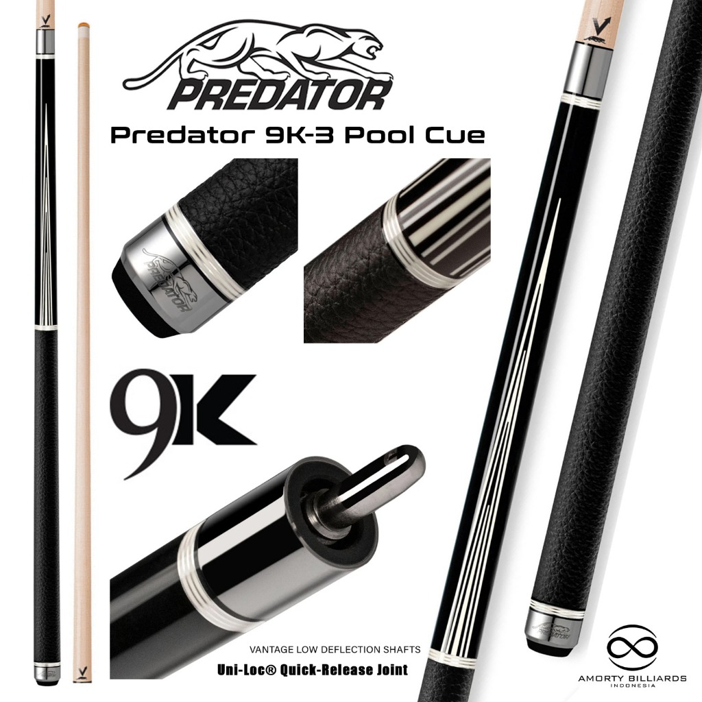Predator Cue 9K-3 Pool Cue / Stick Play Billiard
