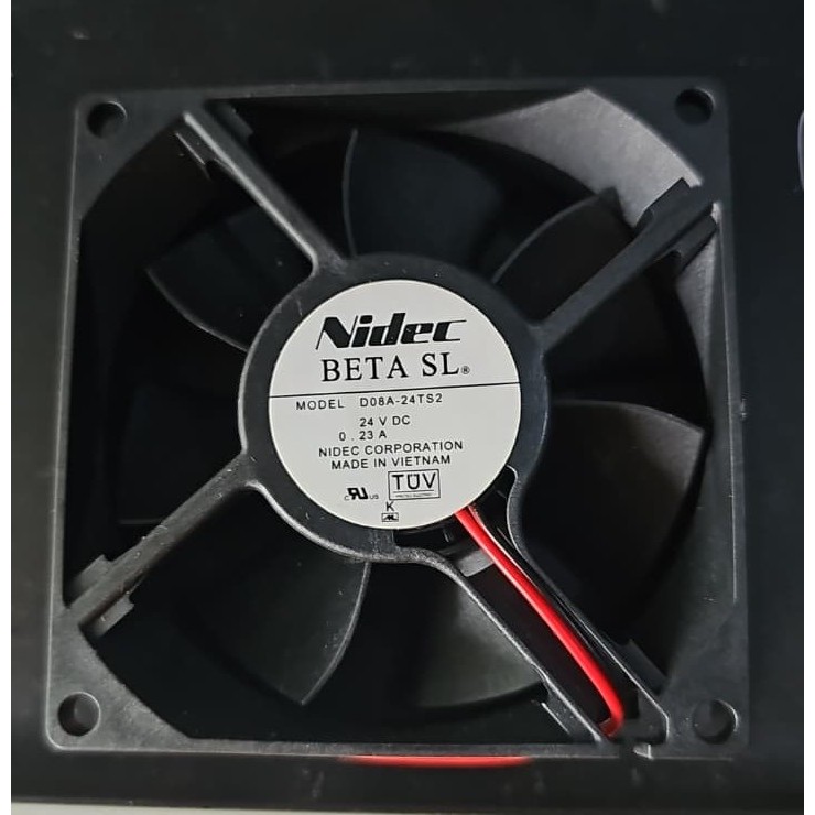 Fan Nidec D08A-24TS2 8025 24V 0.23A 8CM 80mm 2 kabel