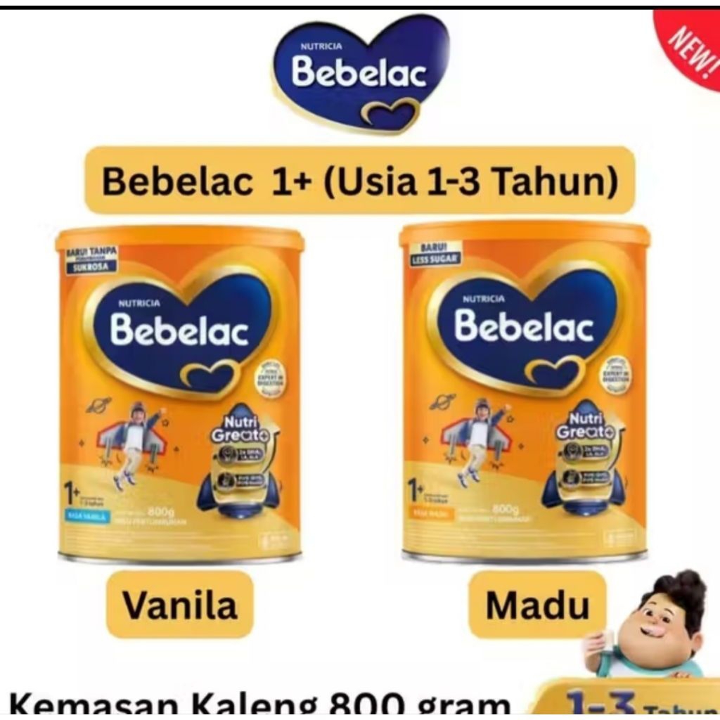 Bebelac 1+ 800g Susu Pertumbuhan Anak Usia 1-3 Tahun